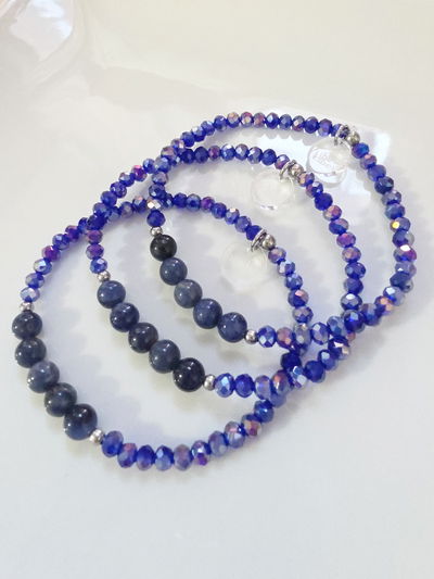 PULSERA - SODALITA ELÁSTICA 