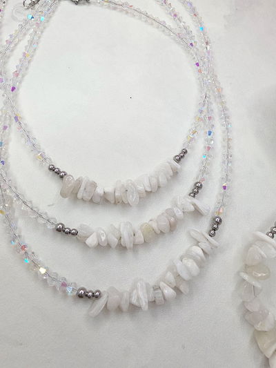 COLLAR - PIEDRA LUNAR ADULARIA