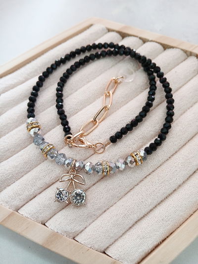 COLLAR - CHERRY NEGRO