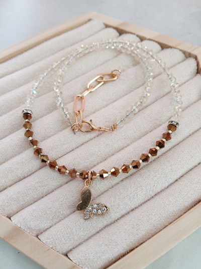 COLLAR - MARIPOSA STRASS - OTOÑO