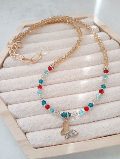 COLLAR - MARIPOSA MULTICOLOR 