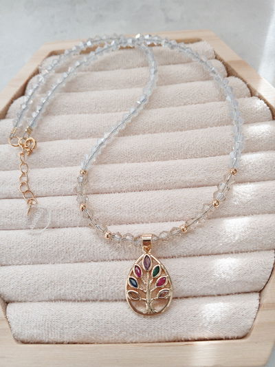 COLLAR - ORO LAMINADO - ARBOL CUBICS