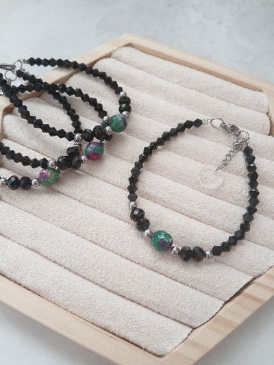 PULSERA - JADE NEGRA
