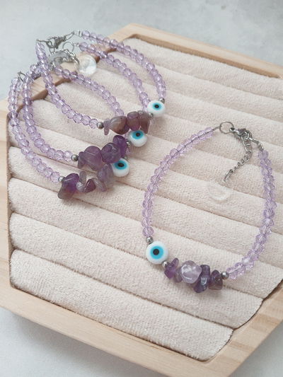 PULSERA - ESCALLAS AMATISTA