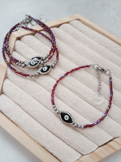 PULSERA - FINITA OJITO ESMALTADO