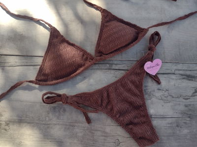 FINAL SALE Bikini Brown