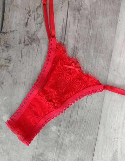 Les encaje Roja 