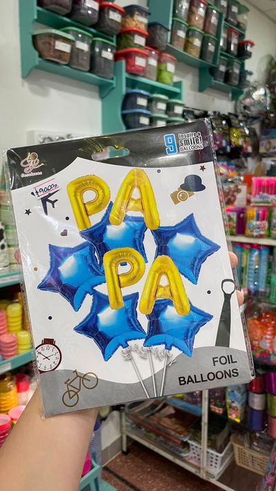 Set de globos "PAPÁ"