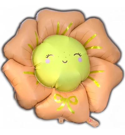 Flor con carita