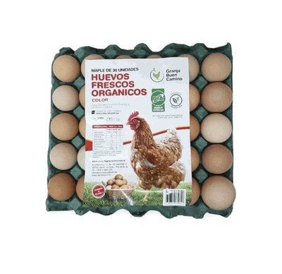 Huevos de Gallinas Libres x 15 (medio Maple) - Granja El Buen Camino