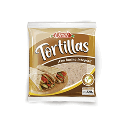 Tortillas con Harina Integral x 6 unidades - Orali
