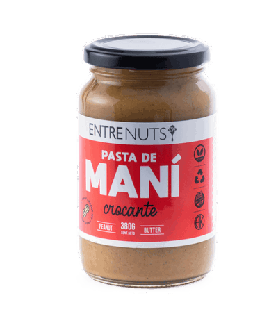 Mantequilla de Maní Crocante x 370 gr - Entrenuts