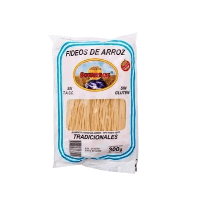 Fideos de Arroz Integral x 300 gr - Soyarroz