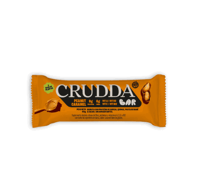 Barrita Protéica sabor Peanut Caramel x 40 gr - Crudda