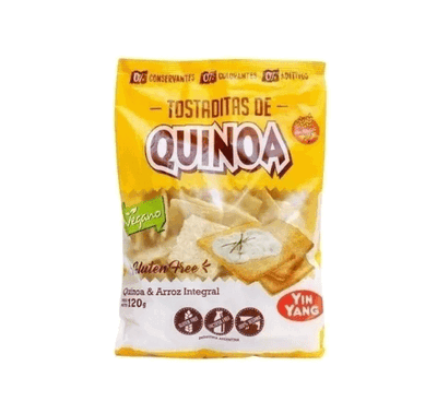 Tostaditas de Quinoa x 120 gr - Yin Yang