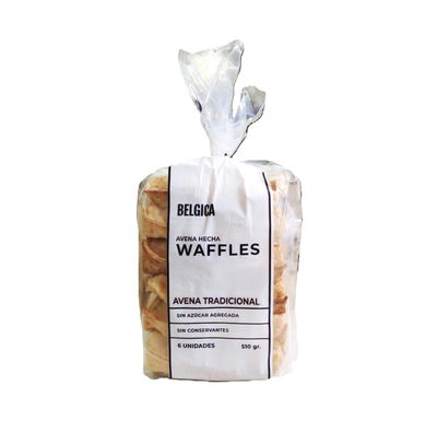 Waffles de Avena Tradicional Congelados x 510 gr - Belgica