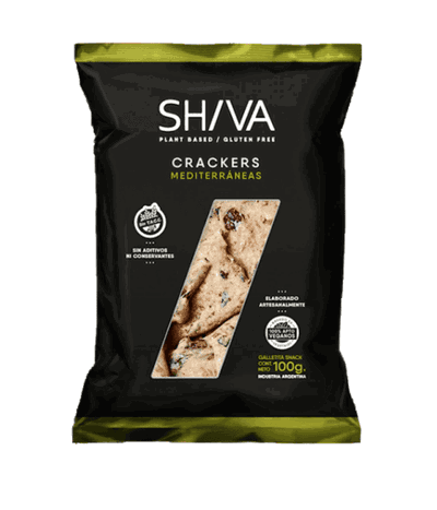  Crackers Mediterráneas x 100 gr - Shiva