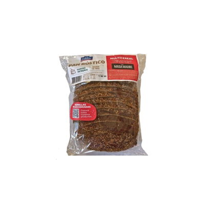 Pan Rústico Multicereal (con Masa Madre) x 560 gr - La Francia