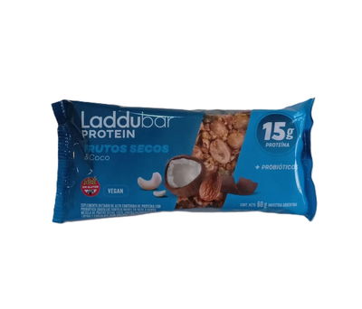 Barrita Proteica de Frutos Secos y Coco x 60 gr - Laddubar