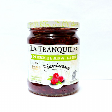 Mermelada Light de Frambuesa x 330 gr - La Tranquilina