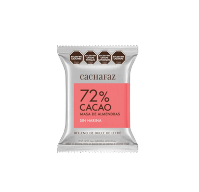 Alfajor 72% Cacao (Sin Harina) x 64 gr - Cachafaz