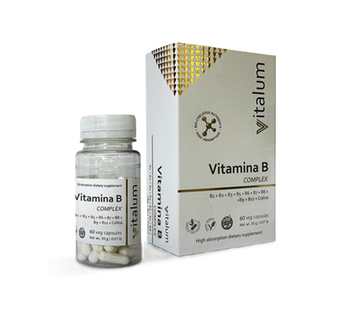 Vitamina B Complex x 60 cápsulas - Vitalum