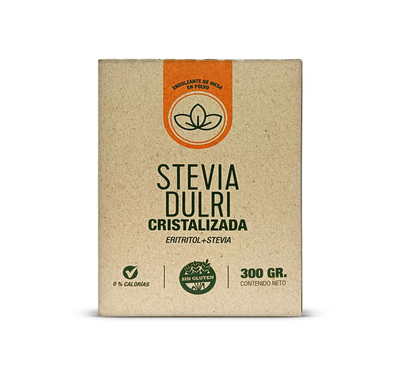 Stevia Cristalizada + Eritritol x 300 gr - Dulri