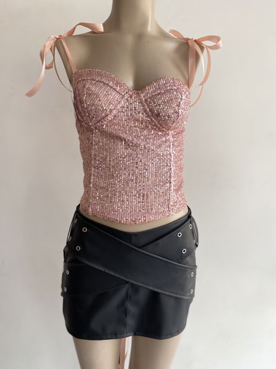 Corset sweety pink