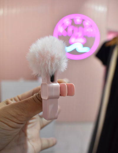 Microfono inalambrico pink