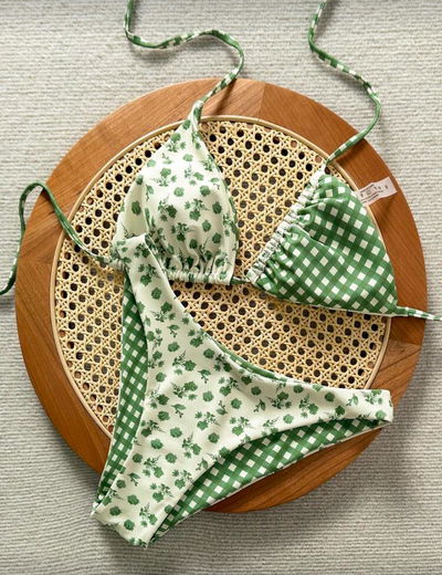 Bikini Gingham green