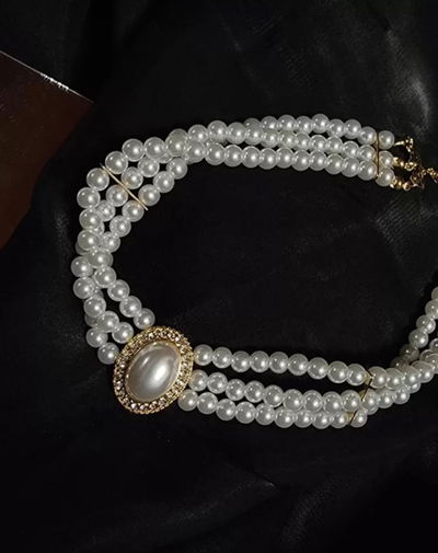 Collar perlas Diana