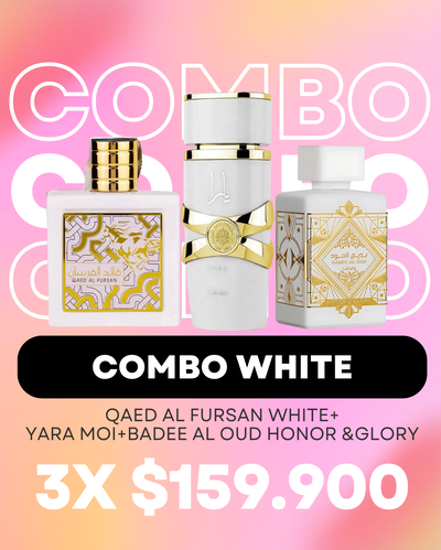 COMBO X3 FEMENINO WHITHE 