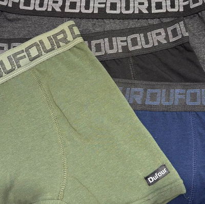 Boxer algodón con elástico Dufour