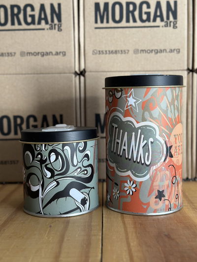 Lata yerbera y azucarera 