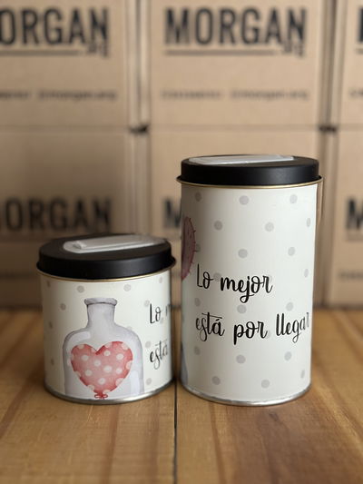 Lata yerbera y azucarera 