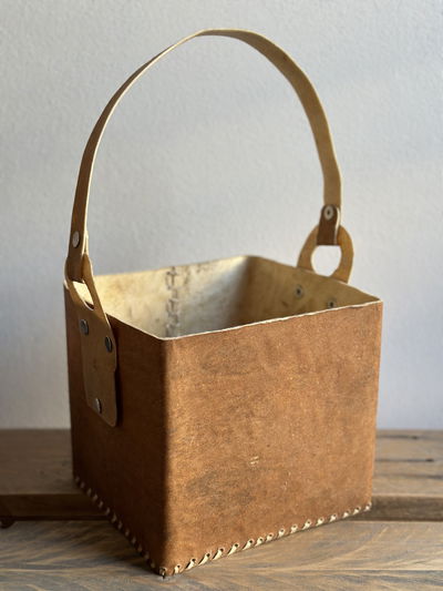 Matera de cuero crudo