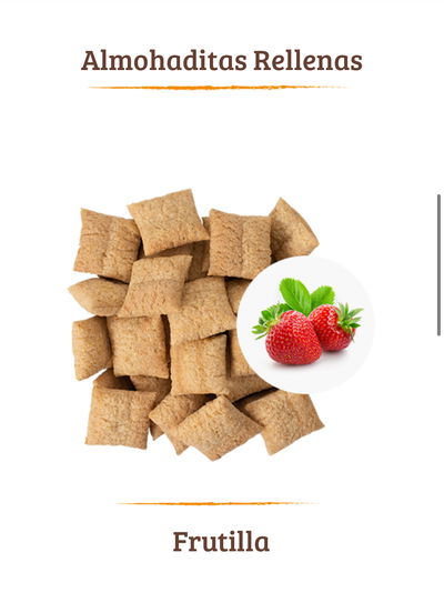 Almohaditas de frutilla 