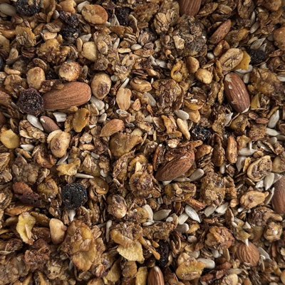Granola con almendras 