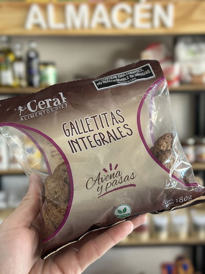 Galletas Ceral avena y pasas 