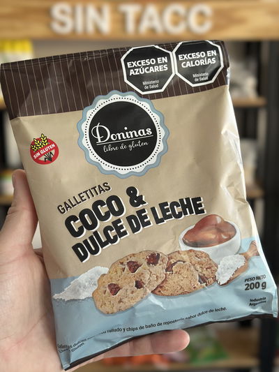 Galletas Doninas coco y dulce de leche