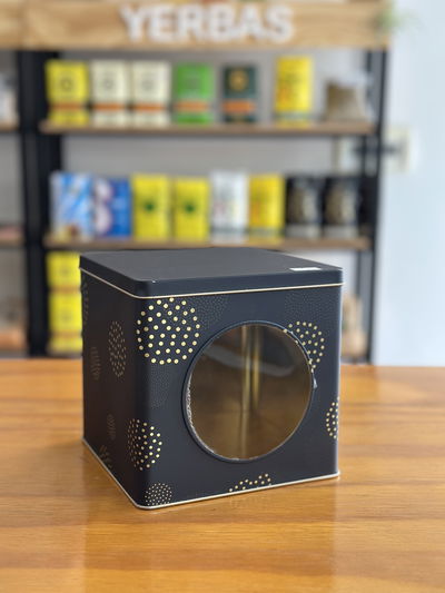 Lata panetone con visor 