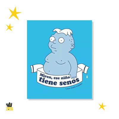 Stickers | Niño con senos #682