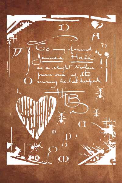 STENCIL H136 20X25