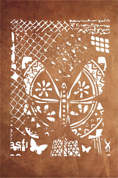 STENCIL H137 20X25