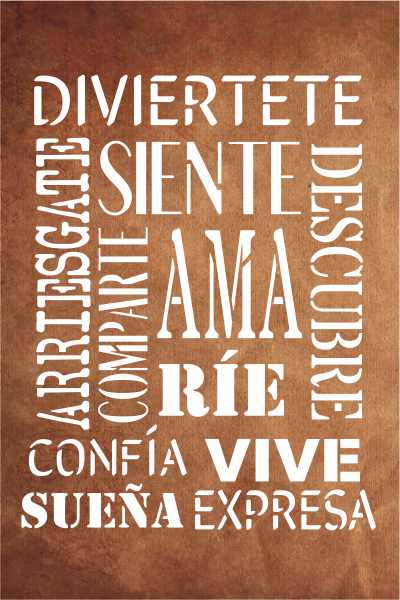 STENCIL H139 20X25