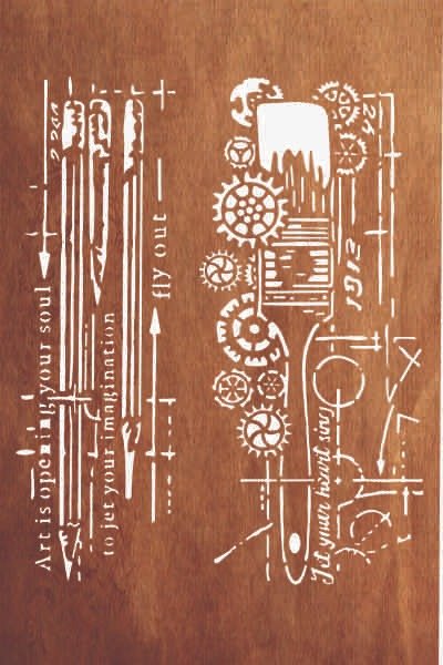 STENCIL H131 20X25