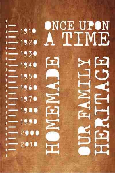 STENCIL H127 20X25