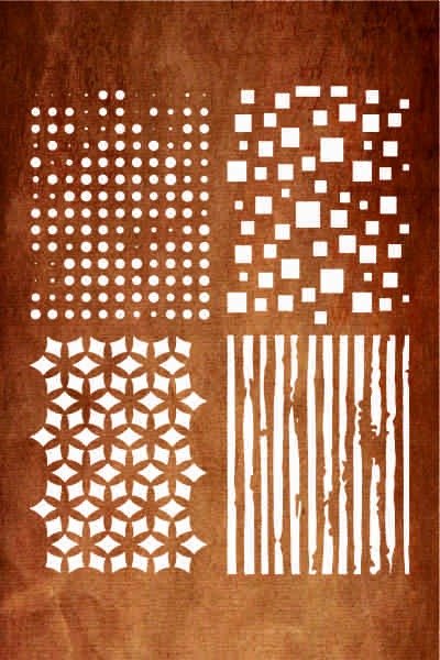STENCIL H122 20X25