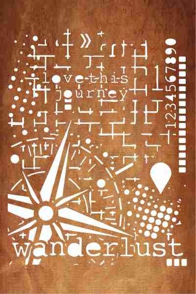 STENCIL H123 20X25