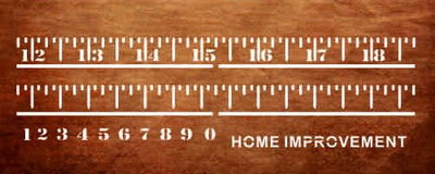 STENCIL D019 10X30